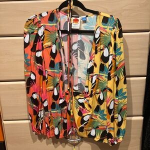 FARM for Anthropologie, Whimsy Toucan Wrap Shirt